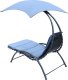 Saska Garden LEŻAK FOTEL Z PARASOLEM BERGAMO 200x125x180CM GRANAT 7