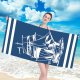 estilex Ręcznik Plażowy 100X180 Statek 100% Mikrofibra 1