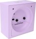 Prim Budzik Prim C01.4430.26 fioletowy pastelowy cichy mechanizm 10 cm . 1