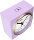 Prim Budzik Prim C01.4430.26 fioletowy pastelowy cichy mechanizm 10 cm . 3