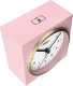 Prim Budzik Prim C01.4430.23 różowy pastelowy cichy mechanizm 10 cm . 3