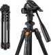 Statyw K&F Statyw video Concept K234A0 z głowicą 3D i uchwytem na telefon 1