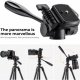 Statyw K&F Statyw video Concept K234A0 z głowicą 3D i uchwytem na telefon 7