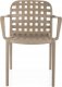 Signal Krzesło ogrodowe STRIP II beżowe 1