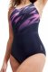 Speedo Damski strój kąpielowy Speedo HYPERBOOM PLMT MSBK AF navy/pink rozmiar 28 5