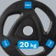 Rebel Obciążenie żeliwne gumowane 20kg, otwór olimpijski 51mm,  REBEL ACTIVE 4