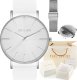 Zegarek Paul Lorens Zegarek damski duży Paul Lorens JULIE st / biały pasek + siatka mesh 8