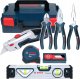 Zestaw narzędzi Bosch Bosch pliers and hand tool set, 16-piece, pliers set (blue, L-BOXX 102) 1