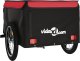 vidaXL vidaXL Przyczepka rowerowa, czarno-czerwona, 45 kg, żelazo 7