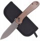 CIVIVI Nóż CIVIVI Button Lock Elementum Brown Micarta 3