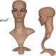 Bituxx Głowa damska ekspozycyjna manekin 14