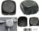 Hensel 10 x Puszka natynkowa Hensel DK 0100 BZ 84x84x55mm IP66 bez zacisków odgałęźna hermetyczna czarna + napój energetyczny gratis. 1