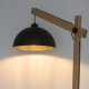 Lampa podłogowa TK Lighting Oslo 5582 lampa stojąca podłogowa 1x15W E27 czarna/drewniana 6