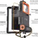 Tech-Protect IPX8 UNIVERSAL DIVING WATERPROOF CASE BLACK/ORANGE 7