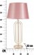 Bigbuy Home Lampa stołowa KRISTA, 64 cm 6