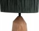 Bigbuy Home Lampa stołowa TRAPEZE z drewnianą podstawą, Ø 25 cm 1