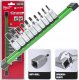 Hikoki MILWAUKEE SET OF SHANK SOCKETS 10 pcs. 3/8 TORX 1