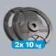 Rebel RBA-2135 Obciążenia żeliwne – zestaw 2 x 10 kg z uchwytami 5
