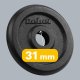 Rebel Zestaw obciążeń żeliwnych 4x2.5kg, otwór 31mm, talerz klasyczny, REBEL ACTIVE 7