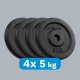 Rebel Zestaw obciążeń żeliwnych 4x5kg Active 2