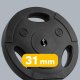 Rebel Zestaw obciążeń bitumicznych 2x15kg, otwór 31mm, talerz z uchwytami, REBEL ACTIVE 9