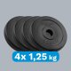 Rebel Zestaw obciążeń bitumicznych 4x1.25kg, otwór 31mm, talerz klasyczny, REBEL ACTIVE 4