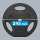 Rebel Zestaw obciążeń bitumicznych 2x10kg, otwór 31mm, talerz z uchwytami, REBEL ACTIVE 6