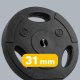Rebel Zestaw obciążeń bitumicznych 2x10kg, otwór 31mm, talerz z uchwytami, REBEL ACTIVE 9