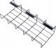 Vilde Organizer na kable pod blat biurka metalowy czarny 11