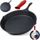 Patelnia Vilde Patelnia żeliwna z silikonową nakładką CAST LINE 30 cm 1