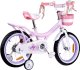 Royalbaby RoyalBaby rower dziecięcy JENNY 16" koszyk kółka boczne kokardki RB16G-4 2