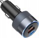 Ładowarka ForCell FORCELL F-ENERGY Alu ładowarka samochodowa 2 x Typ C + USB A PD QC4.0 SFC2.0 4,5A 65W szara 2
