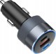 Ładowarka ForCell FORCELL F-ENERGY Alu ładowarka samochodowa 2 x Typ C + USB A PD QC4.0 SFC2.0 3A 85W szara 3