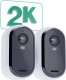 Kamera IP Arlo Arlo Essential 2K outdoor camera, surveillance camera (white/black, set of 2, WLAN, 4 MP) 2