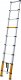 AWTools DRABEST ALUMINUM TELESCOPIC LADDER 9 steps 2.6 m MAX 150 kg 1