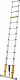 AWTools DRABEST ALUMINUM TELESCOPIC LADDER 13 steps 3.8 m MAX 150 kg 1