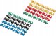 Digitus Klips na wtyk RJ45 DIGITUS mix kolorów (po 20 szt. zielony, czerwony, niebieski, żółty, czarny) 1