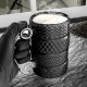 GM Kubek OPONY ceramiczny ze SREBRNYM kluczem 2