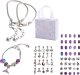 ProNice Zestaw Do Robienia Bransoletek Naszyjników Kreatywny Dla Dzieci Charms DIY 10