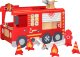 Viga Toys VIGA Duży Drewniany Wóz Strażacki Plac Zabaw Montessori 4