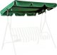 ModernHome Daszek do huśtawki 166 x 112 cm wodoodporne poszycie zielony ModernHome 3