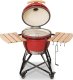Kamado BONO MEDIA Grill ogrodowy węglowy 52 cm x 52 cm 3