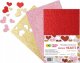 Happy Color Naklejki Serca brokatowe A5 3szt mix HAPPY COLOR 1