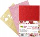 Happy Color Naklejki Serca brokatowe A5 3szt mix HAPPY COLOR 3