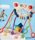 ProNice Zabawka Sensoryczna Gryzak Montessori Edukacyjna Grzechotka dla Dzieci 6w1 8
