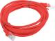 Lanberg Patchcord, Cat5e, nieekranowany, 5m, czerwony (PCU5-10CC-0500-R) 1