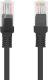Lanberg Patchcord, Cat6, nieekranowany, 0.25m, czarny (PCU6-10CC-0025-BK) 1