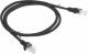 Lanberg Patchcord, Cat6, nieekranowany, 2m, czarny (PCU6-10CC-0200-BK) 1