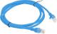 Lanberg Patchcord, Cat6, nieekranowany, 2m, niebieski (PCU6-10CC-0200-B) 2
