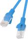 Lanberg Patchcord, Cat6, nieekranowany, 3m, niebieski (PCU6-10CC-0300-B) 1